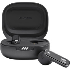 JBL Live Flex - In-Ear Bluetooth Headphones with 40 Hours Battery Life - Noise Cancelling and Waterproof - Black