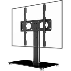 suptek TS001-02 Universal TV Stand for 17-55 Inch LCD LED TVs or Monitors up to 40 kg, Max. VESA 400 x 400 mm Height-Adjustable TV Stand