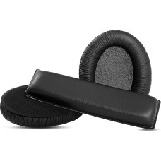 YunYiYi 1 Set Replacement Foam Ear Pads Headband Compatible with Sennheiser HD201 HD201S HD180 Headphones