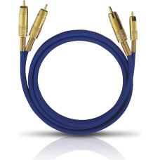 Oehlbach NF 1 Stereo Audio-Cable Jack, Blue, 10m, blue