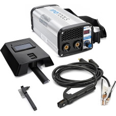 IPOTOOLS MMA-200R Electrode Welding Machine - IGBT Inverter Welding Machine MMA/E-Hand with 200 Amps/Digital LCD Display/230 V/Anti-Stick/Hot-Start/Arc-Force/Protective Shield