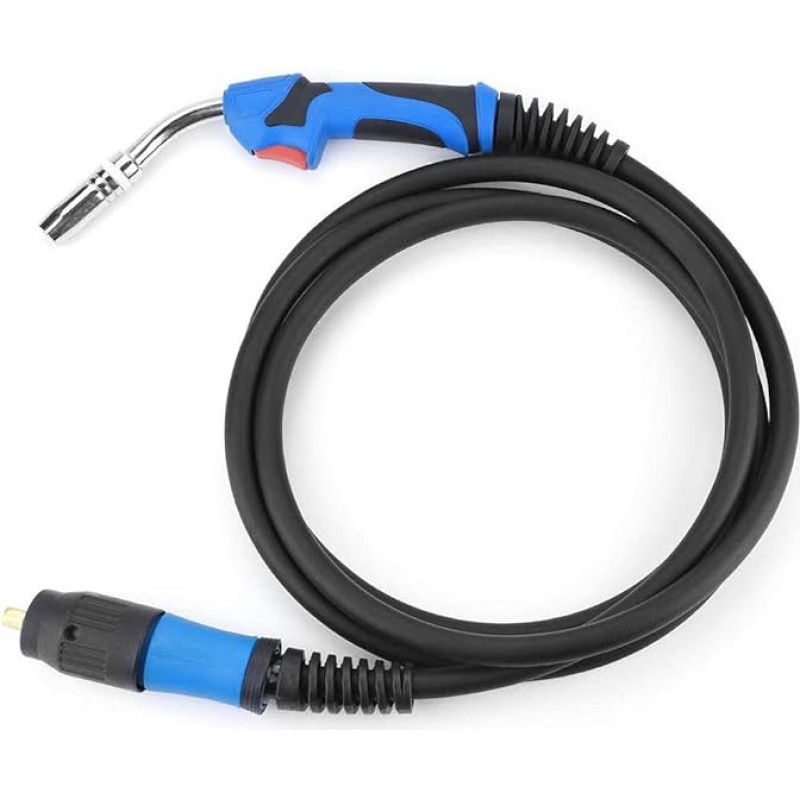 MB25AK MIG Welding Torch, Hose Package Protective Gas Welding Torch Gun Neck with 4 m Flexible Cable Welding Gun for MIG/MAG Welding Machine Carbon Dioxide Welding