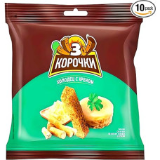 Korochki Croutons Sülze & Horseradish Pack of 10 (10 x 40 g)