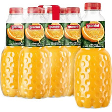 Granini Drinking pleasure orange (6 x 1 litre), at least 50% fruit content, orange nectar from orange juice concentrate, natural, vegan, with deposit