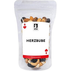 Bremer Gewürzhandel GeNUSSmischung Herzbube, Nussmix, Studentenfutter mit Spruch, 175g