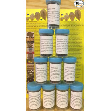 catappa-leaves Krevečių maistas lazdelėmis 10 x 50 ml praktiškoje užsukamoje dėžutėje Pašarų granulės Krevečių maistas Žuvų maistas