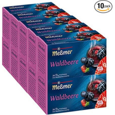 Meßmer Wild Berry, 20 Bags, Pack of 10 (10 x 55 g)