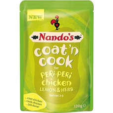Nando Mantel 'N Cooking Lemon Herb Marinade 120g Peri Peri - Pack of 6