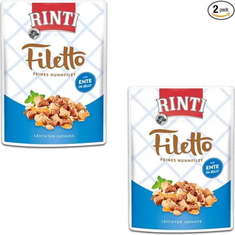 Rinti Dog Filetto Chicken & Duck Double Pack 2 x 24 x 100 g