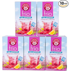 Teekanne Frio Raspberry Lemon Pack of 10 (10 x 20 Tea Bags) 10 x 45 g