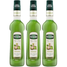 Mathieu Teisseire Drinks Syrup Pistachio 0.7 L Cocktails (Pack of 3)