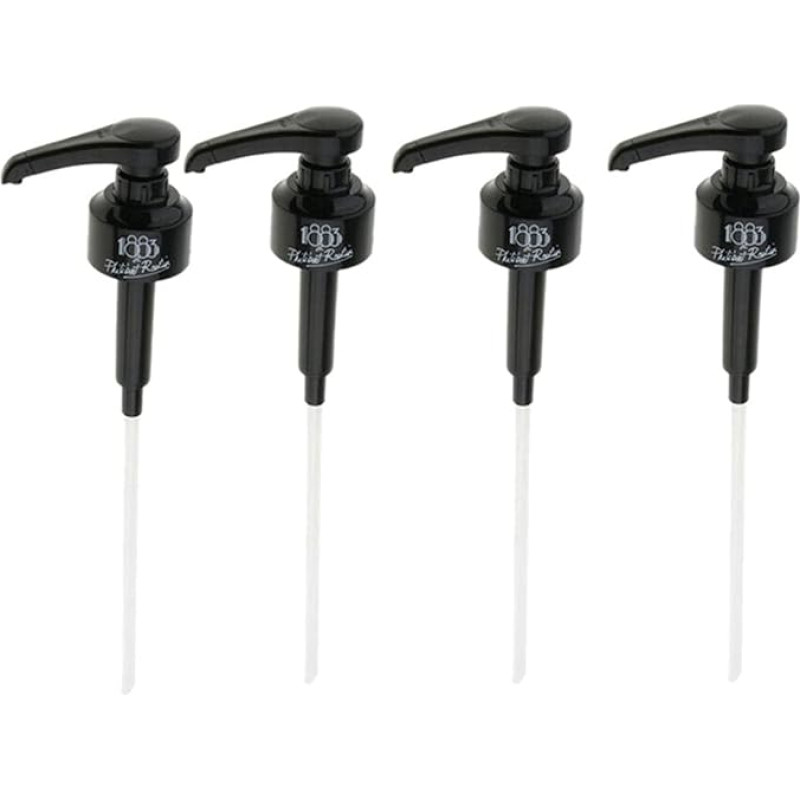 Giwnhvx 4 Packungen Schwarz 8Ml Pumps Pumpe Perfekt Kaffeesirupe Schnee Aromen & Mehr