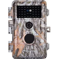 BlazeVideo 16MP Photo 1920x1080P Video Game & Trail Hunting Camera Wildlife Deer No Glow Infrared Scouting Cam PIR Motion Sensor Activated, IP66 Waterproof with Night Vision 65ft 38 IR LED, 2.4