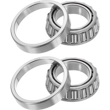 šaltinių žemėlapis LM104949/LM104911 Kegelrollenlagerkegel und Tasse, 5,1 cm Bohrung x 8,3 cm Außendurchmesser x 2,3 cm Dicke, Chromstahl-Kegellagersatz, ABEC-3, 2 Stück