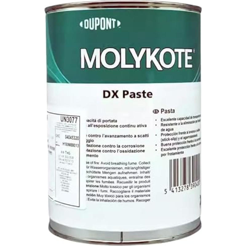 Molykote DX Paste Lubricant 1 kg, Dow Corning DX High Performance Lubricant