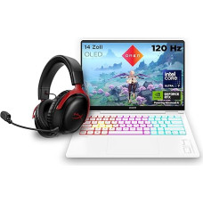 HP OMEN Transcend žaidimų nešiojamasis kompiuteris, 14 colių 2,8K OLED 120 Hz, 