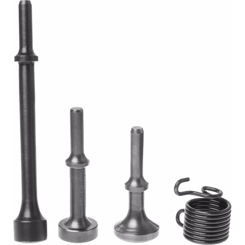 Plaktukai 3 vnt. išlyginamieji pneumatiniai plaktukai, ilgas įrankis ir 1 spyruoklinė padangos remonto priemonė 5AC800218