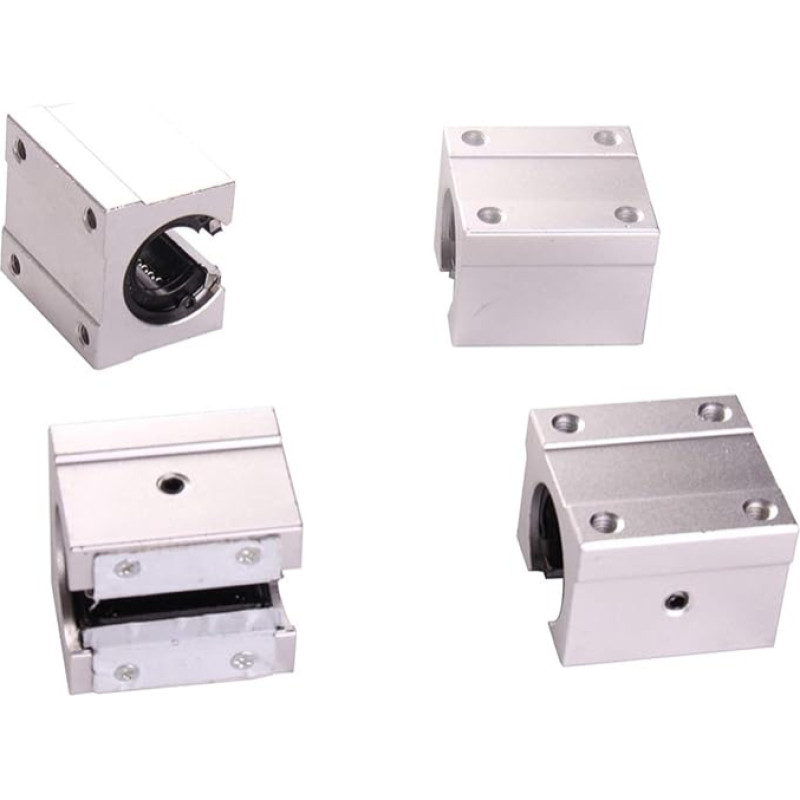 KXHMCGGL 4 STÜCKE SBR10UU SBR12UU SBR16UU SBR20UU SBR25UU Linearkugellagergehäuse for CNC-Fräsmaschine SBR Linearführung(SBR10UU)
