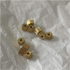ZHENGGUIFANG ZGF-BR 0,25 m 14T žalvariniai maži krumpliaračiai su 1,5 mm arba 4 mm x 3 mm skyle 0,98 / 1,48 / 1,98 1/1,5 / 2 mm (skylės skersmuo: 1,98 mm, dantų skaičius: 14 dantų)