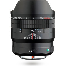 HD 28040 PENTAX-D FA 21mmF2.4ED Limited DC WR juodos spalvos itin plataus kampo objektyvas su fiksuotu židinio nuotoliu [skirtas naudoti su 35 mm viso kadro DSLR fotoaparatais]