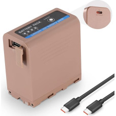 NEEWER NP-F970 pakaitinė 7800 mAh įkraunama baterija, skirta 