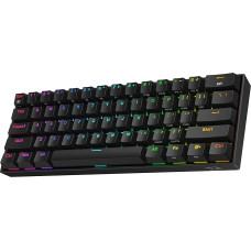 Redragon K530 Pro Draconic 60% BT/Wired/2.4GHz Wireless Mechanical 61 Keys Hot-Swap RGB Gaming Keyboard with Tactile Brown Switch for Windows/Mac/Android