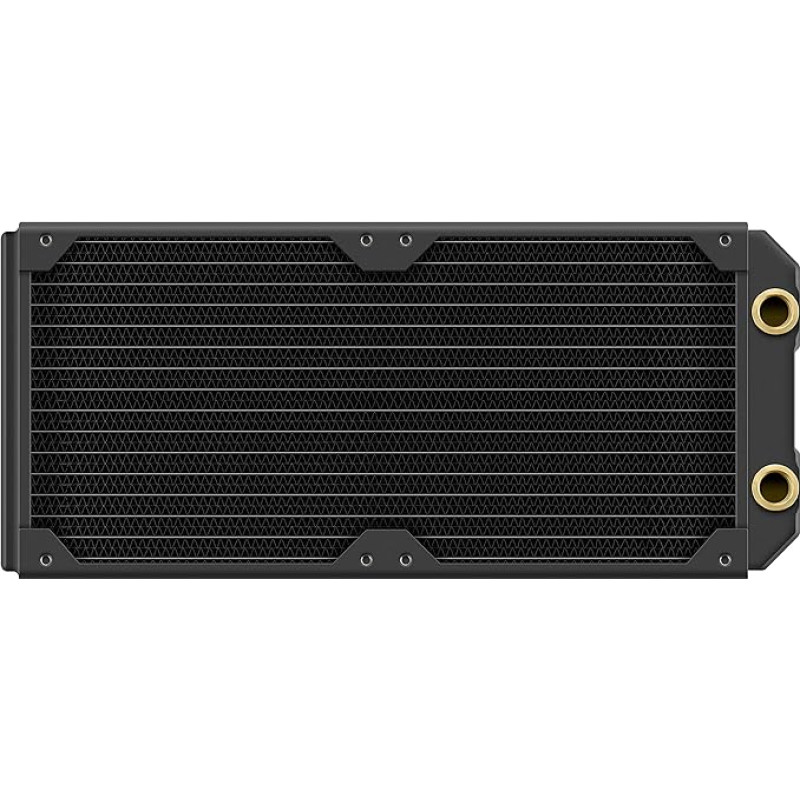 Corsair Hydro X Series XR5 280mm NEO Radiator for Water Cooling - Copper Channels - Optimised for Low Noise Operation - 2 × 140mm Fan Mount - G1/4