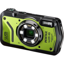 PENTAX WG-8 Green All-Weather Adventure Camera with Excellent Waterproof, Dustproof and Shock Resistance, Versatile Ring Light for Macro Photography and Webcam Function