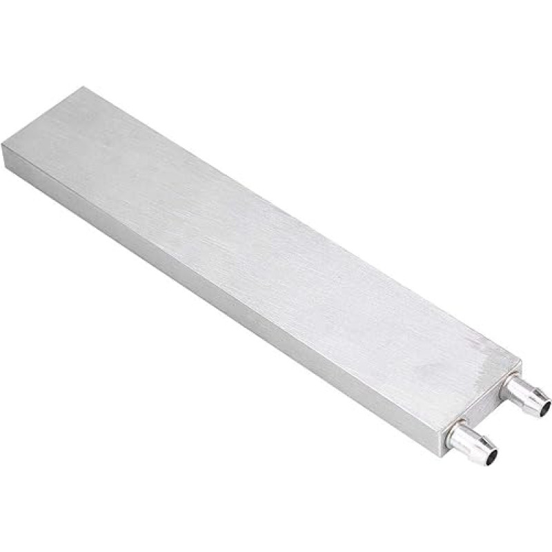 Aluminium Water Cooling Block, 40 x 200 x 12 mm Water Cooling Block, Water Cooler, CPU Cooler, Liquid Water Cooler, Heatsink for PC, CPU, Water Cooling