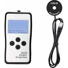 LS125 UV Meters with UVB Probe, UV Intensity Meter, Test a UVB Light Source with a Peak Wavelength of 297nm, 308nm, 313nm