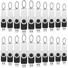 Wooolken USB 2.0 Memory Stick 8 GB Pack of 100 Pendrives (Black)