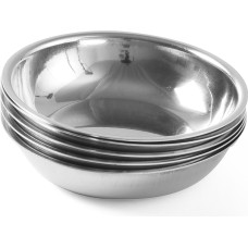 Hendi Stainless steel bowl salad bowl 100mm dia set of 4pcs. - 452325