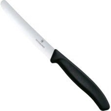 Victorinox Tomato knife with rounded serrated blade 110/219 mm - black