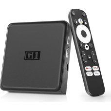 Android TV Box - ATV14.0 Smart TV Box Compatible with Google and Netflix Certified, 4K HDR10+/Dolby Vision/Dolby Digital+/DTS, 4GB +32GB Streaming Box, WiFi 6/BT5.0, Voice Assistant, Screen Mirror
