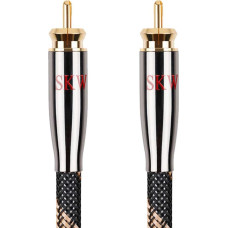 RCA to RCA Digital Coaxial Cable Subwoofer RCA Cable for Amplifier, Stereo, HiFi System (1 M/Black)