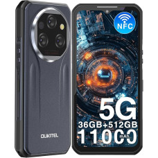 OUKITEL WP39 Pro lauko mobilusis telefonas 5G 36GB + 512GB/2TB, 11000mAh 