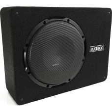 Audison APBX 8 AS2 - 200mm Active Subwoofer in Closed Box, 500W Peak, Integrated Class D Amplifier and Bass Level Remote Control