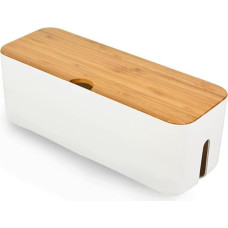 Cable Box, Cable Storage Box, Large Socket Box, Cable Box Made of Plastic, Cable Collector Storage Box, Cable Management Box with Ventilation, Cable Box Set, for Hiding Cables