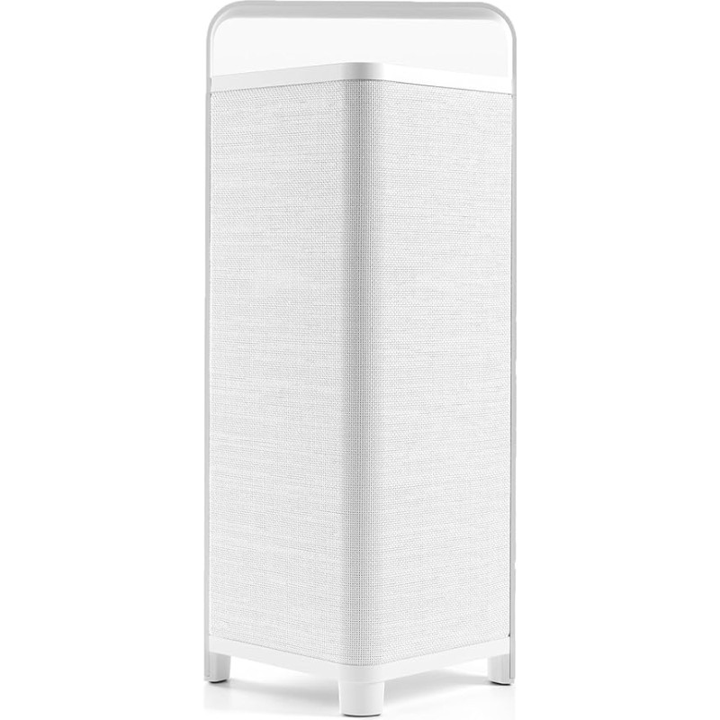 P6 Outdoor Bluetooth Speaker (IPX4 Weatherproof, 60 Watt, 16 Hours Battery Life, Wireless, Portable, App) White
