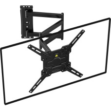 FORGING MOUNT TV Wandhalterung für die meisten 26-65 Zoll TVS, 1035mm Extra Langem Gelenkarm, neigbar, 90° drehbar, vollbewegliche TV Halterung, 3 klappbare Arme, MAX VESA 400 x400mm iki 35KG
