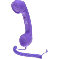 Derliaus retro telefono ragelis Mobilusis telefonas Retro klasikinis 3,5 mm telefono ragelis Mini mikrofonas Telefono skambučių imtuvas Išmanusis telefonas (violetinė)