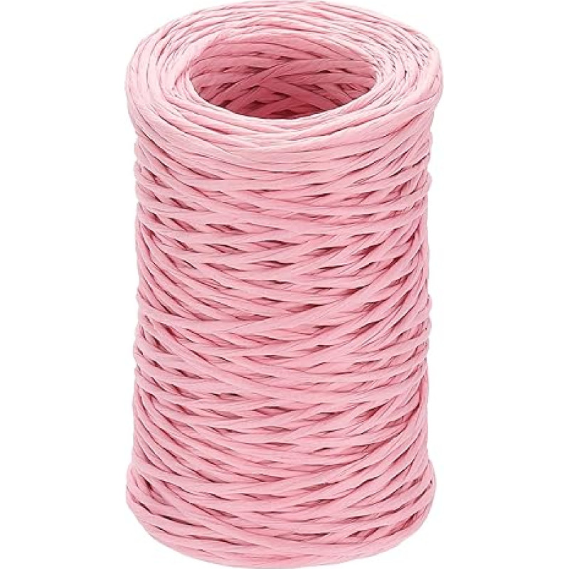 išteklių žemėlapis Blumendraht, 2 mm, für Bastelarbeiten, Blumenstrauß, Weihnachtskränze, Rosa, 164 m