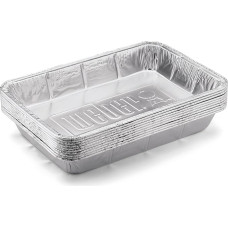 Weber 6416 aluminum drip trays, large, 28 x 18 x 5 cm, 10 pieces, disposable trays