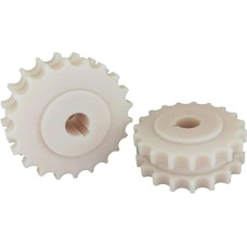 Getriebewelle 2 Stück 25 Zähne Kettenplatte Antriebszahnrad 25 mm 30 mm 35 mm 40 mm Innenloch 820 Nylon bearbeitetes Kettenrad 153 mm Durchmesser Zahnrad Ritzel des Motors(25mm)