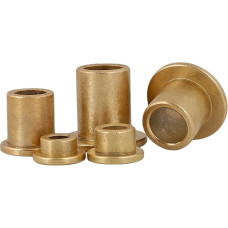 ALMLNLLL Žalvario įvorė 5 vnt. Vidinis skersmuo 10 mm miltelių metalurgijos alyvos guolis su krašto žingsnio peties flanšo įvorės flanšine vario įvore (10X14X15-22X2)