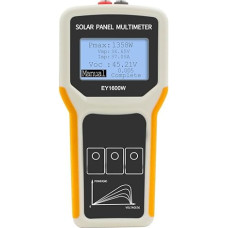 Saulės kolektorių testeris 1600W Saulės kolektorių testerio galios matuoklis, skirtas atviros grandinės įtampos klaidai ir didžiausios galios taško paieškai