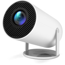 Mini Projector 4K Supports Android 11, Projector Mobile Phone Outdoor 180° Rotatable, Mini Projector 5G WiFi 6 BT 5.0, 130 Inch Suitable for Phone/PC/HDMI USB, Smart Projector for Mobile Phone/TV