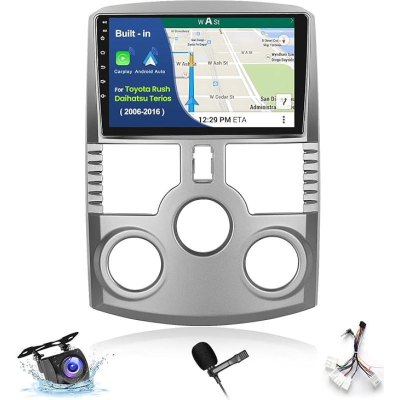 9 colių jutiklinio ekrano automobilinis radijas, 