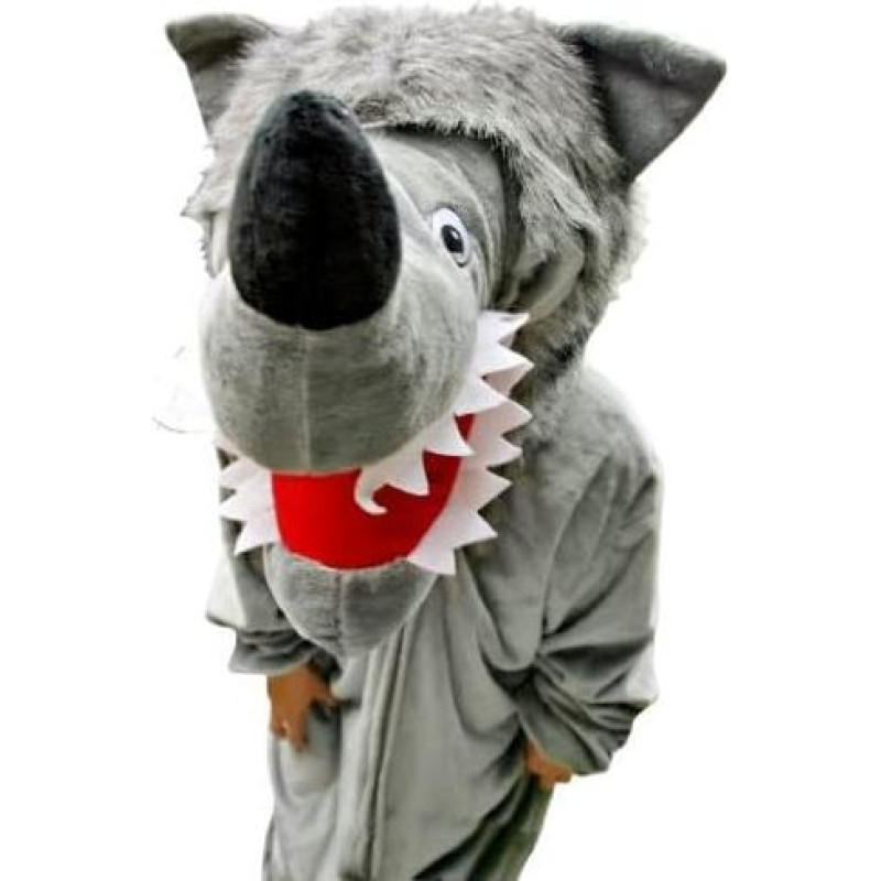 Seruna vilko kostiumas, F49 L-XL, suaugusiems, vyrams, moterims, vilkų gaujos, vilkai, gyvūnų kostiumai, karnavalas, persirengėlių kostiumas, karnavalinis kostiumas