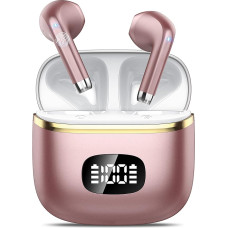 Bluetooth Headphones, Wireless Bluetooth 5.3 Headphones with ENC Noise Cancelling Mic